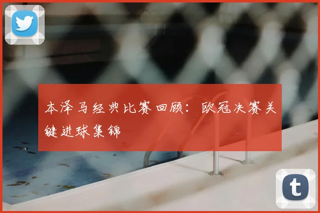 本泽马经典比赛回顾:欧冠决赛关键进球集锦